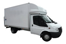 Van Hire Penwortham - White Ford Luton Box with Tail Lift - Van hire Penwortham